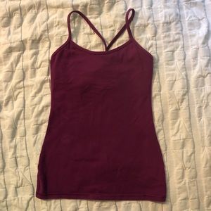 Lululemon Purple/Pink Power Y Tank